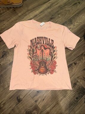 Bella Canvas Dusty Pink Graphic Tee